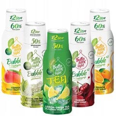 Siirup FruttaMax ICE TEA CITRINOWA GREEN Light 500ml+LIMONKA MINT BEZ LIGHT 500ml+MANGO LIGHT 500ml+PARANUT LIGHT 500ml+Spring LIGHT 500ml цена и информация | Аппараты для газирования воды | kaup24.ee