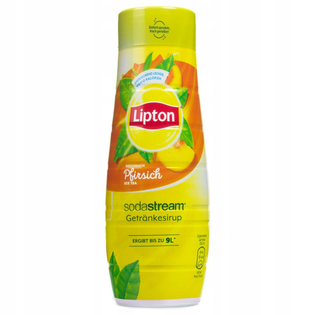 3x SodaStream Lipton Ice Tea virsikesiirup 440ml цена и информация | Mulliveemasinad | kaup24.ee