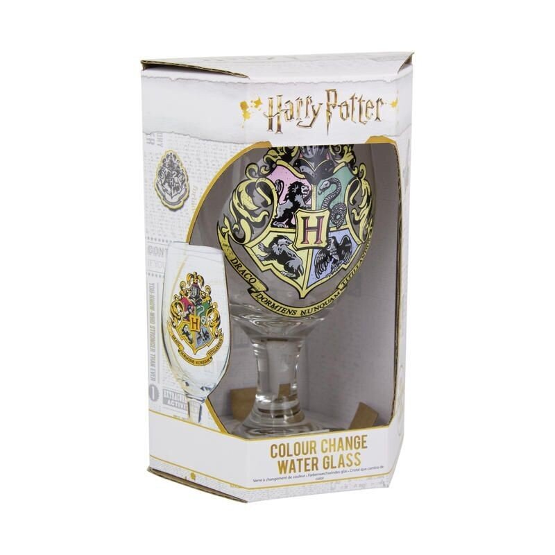 Hogwarts Colour Change Water Glass 420 ml цена и информация | Fännitooted mänguritele | kaup24.ee