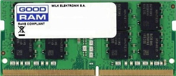 GOODRAM SODIMM DDR4 16GB PC4-21300 (2666MHz) CL19 цена и информация | Operatiivmälu (RAM) | kaup24.ee