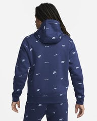 Nike Свитер для мужчин M Nk Club+ Bb Po Hoodie Fleece Blue FB7434 410 FB7434 410/M цена и информация | Мужские толстовки | kaup24.ee