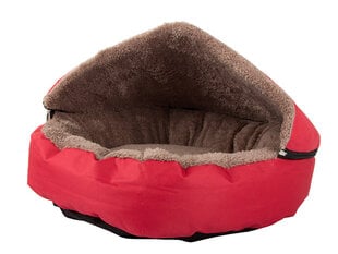 Лежак для собак и кошек, красный цена и информация | Лежаки, домики | kaup24.ee
