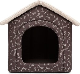Лежак-конура Hobbydog R4 кости, 60x55x60 см, коричневый цена и информация | Лежаки, домики | kaup24.ee