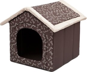 Лежак-конура Hobbydog R1 кости, 38x32x38 см, коричневый цена и информация | Лежаки, домики | kaup24.ee