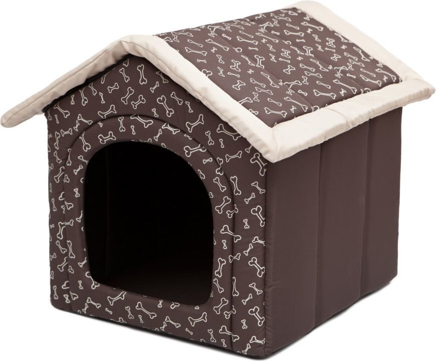 Maja-pesa Hobbydog R1 täringud, 38x32x38 cm, pruun hind ja info | Pesad, padjad | kaup24.ee