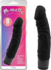 F-Toys Wibrator M-Mello Thick Realistic Dilio Black 20cm цена и информация | Вибраторы | kaup24.ee