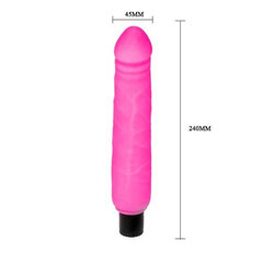 Vibraator Realistic Cock Vibrator, roosa hind ja info | Vibraatorid | kaup24.ee