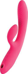 Toyfa JOS Vibrator with vacuum wave stimulation Enila, silicone, pink, 23 cm цена и информация | Вибраторы | kaup24.ee