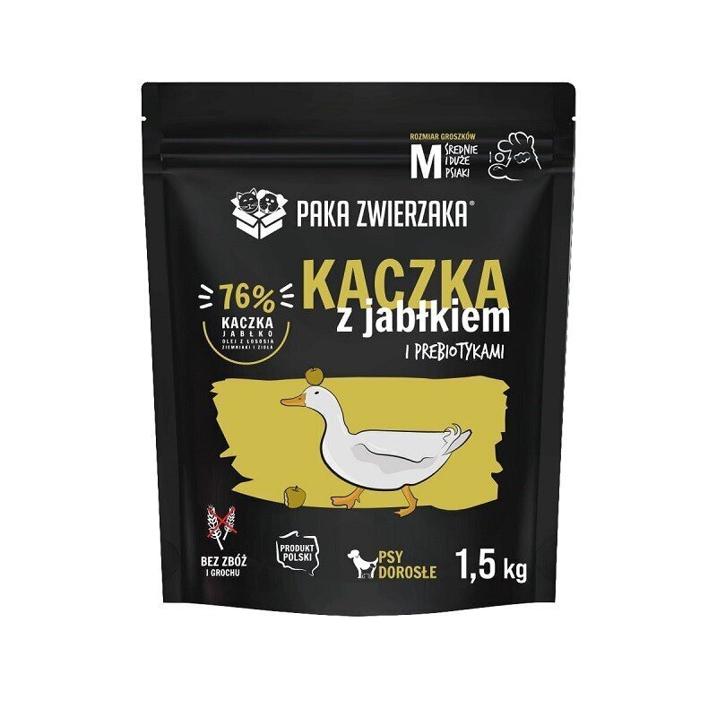 Paka Zwierzaka Seventh Heaven koos pardi ja õuntega, 1,5 kg цена и информация | Kuivtoit koertele | kaup24.ee