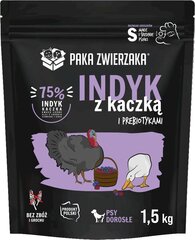 Paka Zwierzaka Seventh Heaven väikest tõugu koertele koos kalkuni ja pardiga, 1,5 kg hind ja info | Kuivtoit koertele | kaup24.ee