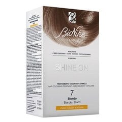 Стойкая краска для волос BioNike SHINE ON color BLOND 7, один набор цена и информация | Краска для волос | kaup24.ee