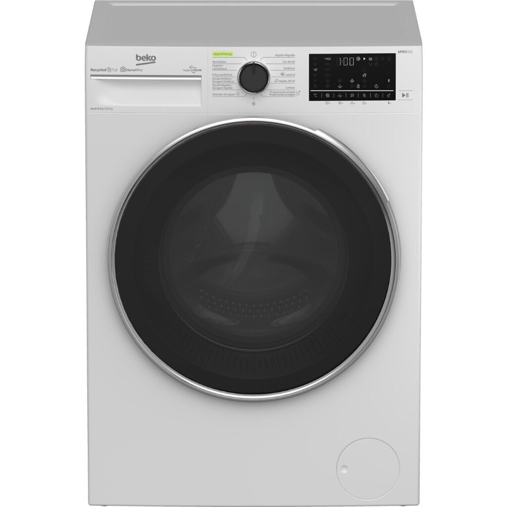 Washer - Dryer BEKO B5DFT510447W 10kg / 6kg Valge 1400 rpm hind ja info | Pesumasinad | kaup24.ee