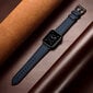 Kellarihm Käevõru Rihm mudeli jaoks Apple Watch Iwatch 4Tech SE 9 8 7 6 5 4 3 2 1 41 40 38 mm Band naturaalsest nahast sinine цена и информация | Nutikellade ja nutivõrude tarvikud | kaup24.ee