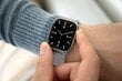 Kellarihm Käevõru mudeli jaoks Apple Watch Iwatch 4Tech ULTRA SE 9 8 7 6 5 4 3 2 1 49 45 44 42 mm Band Roostevaba Teras Rihm hõbedane цена и информация | Nutikellade ja nutivõrude tarvikud | kaup24.ee