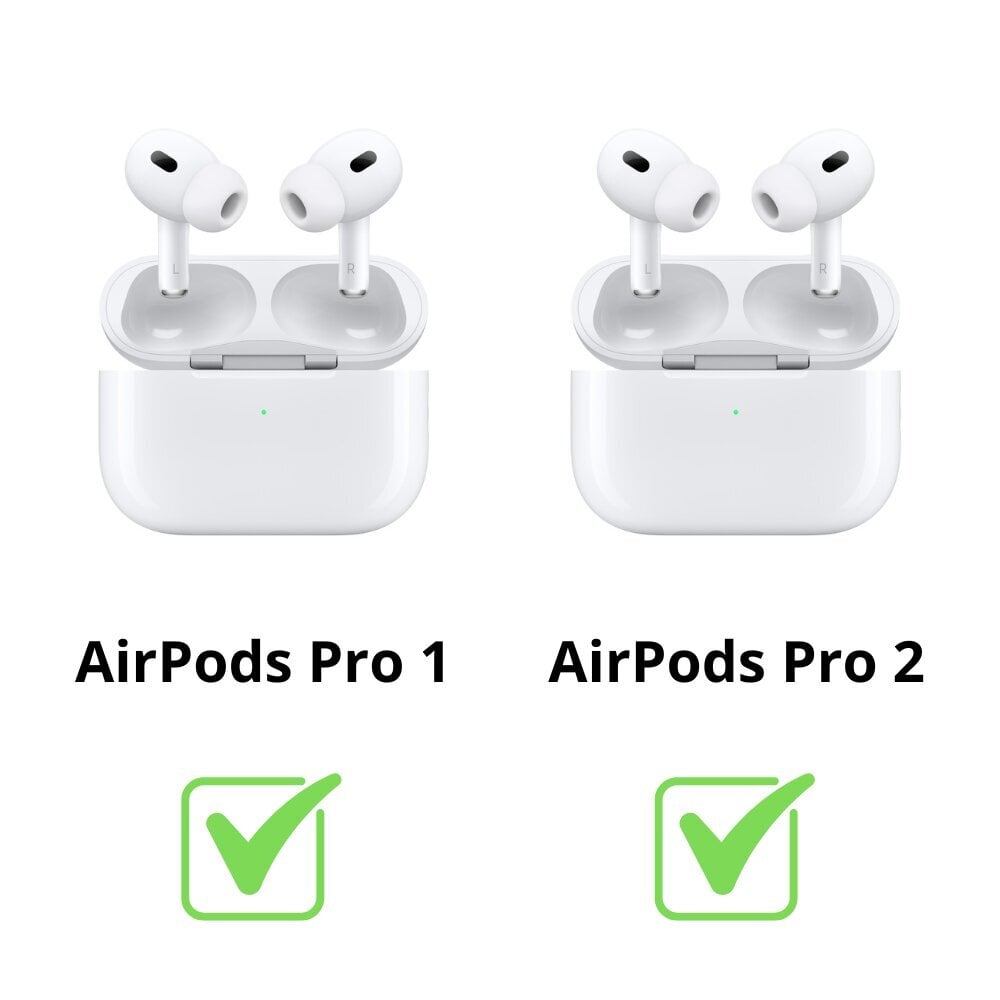 Kõrvaklappide otsikud AirPods Pro 4Tech 6 tükki suurus : M valge hind ja info | Kõrvaklappide tarvikud | kaup24.ee