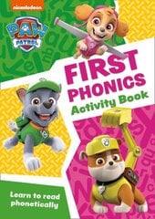 PAW Patrol First Phonics Activity Book: Get Set for School! цена и информация | Книги для малышей | kaup24.ee