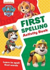 PAW Patrol First Spelling Activity Book: Get Set for School! цена и информация | Книги для малышей | kaup24.ee