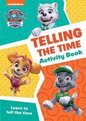 PAW Patrol Telling The Time Activity Book: Get Set for School! цена и информация | Книги для малышей | kaup24.ee