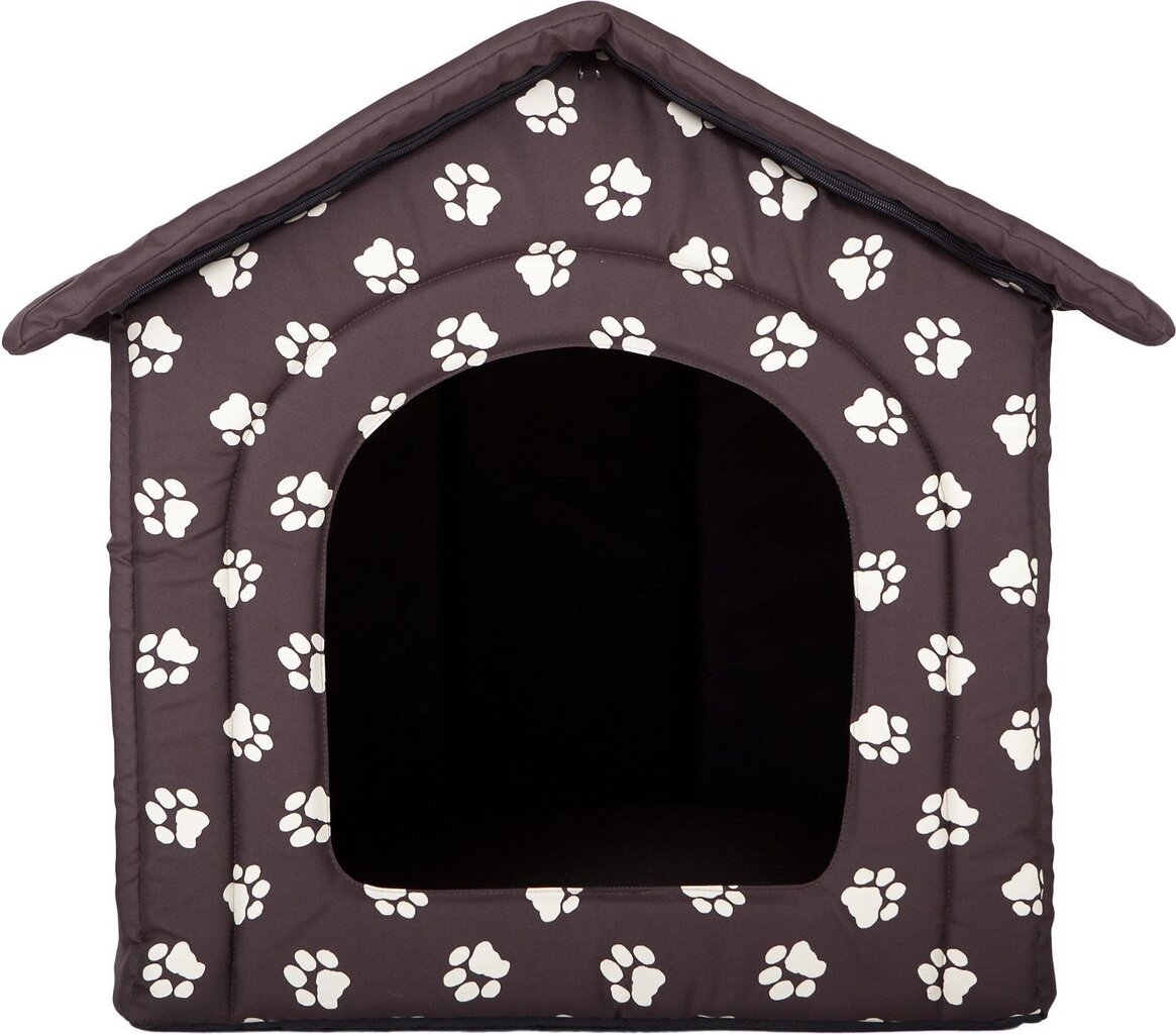 Maja-pesa Hobbydog R1 käpad, 38x32x38 cm, pruun hind ja info | Pesad, padjad | kaup24.ee