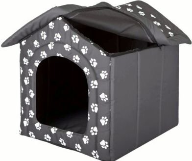 Maja-pesa Hobbydog R6 käpad, 76x72x74 cm, hall цена и информация | Pesad, padjad | kaup24.ee