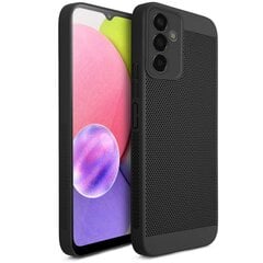 Moozy Samsung Galaxy A14 ümbris tuulutusdisainiga telefoni kaas VentiGuard Case, Must hind ja info | Telefoni kaaned, ümbrised | kaup24.ee