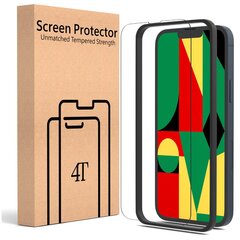 Kaitsev Karastatud klaas ekraanikaitse 4Tech 3D juhtumiga Apple iPhone 14 Pro Max 1 tk Kaitseklaas hind ja info | Ekraani kaitsekiled | kaup24.ee