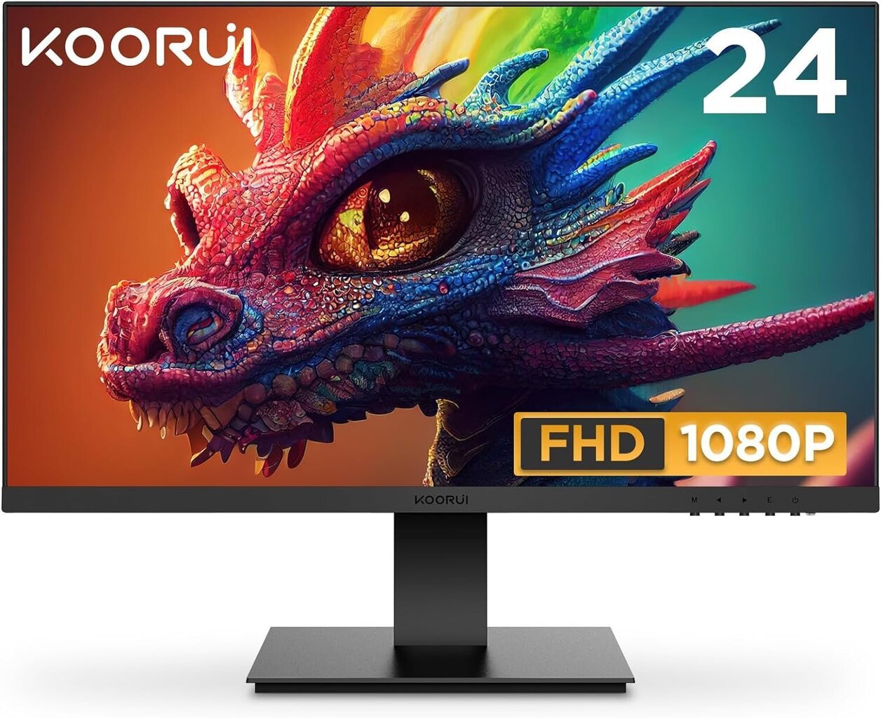 KOORUI Full HD Monitor 24 Inch цена и информация | Monitorid | kaup24.ee