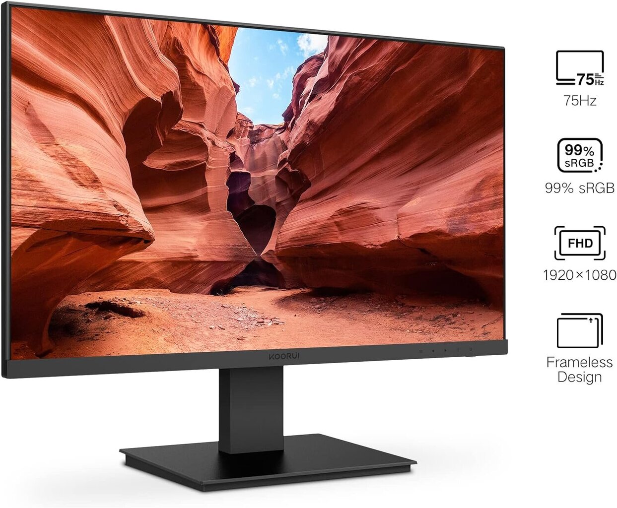 KOORUI Full HD Monitor 24 Inch цена и информация | Monitorid | kaup24.ee