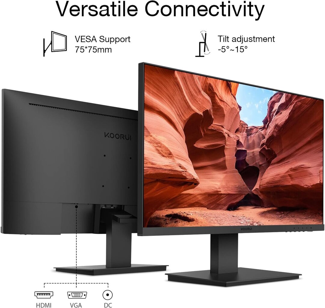 KOORUI Full HD Monitor 24 Inch цена и информация | Monitorid | kaup24.ee