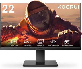 KOORUI Monitor 22 inch цена и информация | Мониторы | kaup24.ee