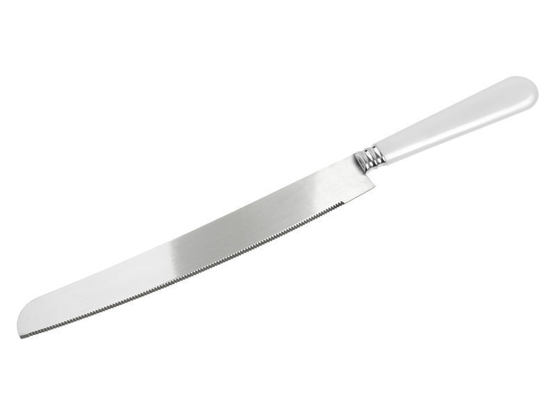 Tordi lõikamise komplekt: nuga 30,5 cm ja spaatel 24,5 cm (1 larp/48 pakki) (1 pakk/2 tk) hind ja info | Söögiriistad | kaup24.ee