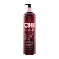 Värvitud juuste palsam CHI Rose Hip OIL Conditioner 739 ml hind ja info | Juuksepalsamid | kaup24.ee