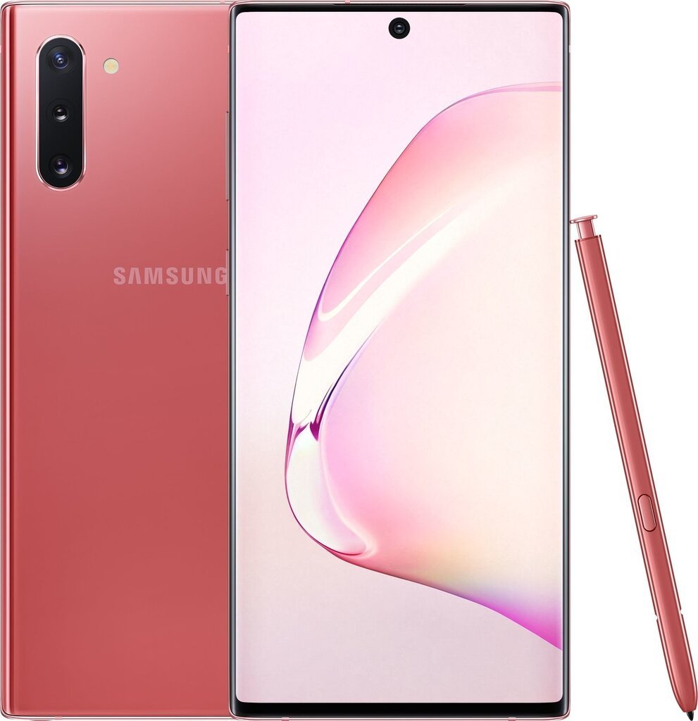 Samsung Galaxy Note 10, 256 GB, Dual SIM, Rožinė (Aura Pink) цена и информация | Telefonid | kaup24.ee