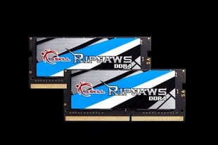 G.Skill Ripjaws DDR4 SODIMM 2x8GB 2133MHz CL15 (F4-2133C15D-16GRS) цена и информация | Оперативная память (RAM) | kaup24.ee