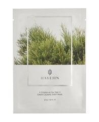 Успокаивающая листовая маска HAYEJIN "Cuddle of Tea Tree" 5x25ml цена и информация | Маски для лица, патчи для глаз | kaup24.ee