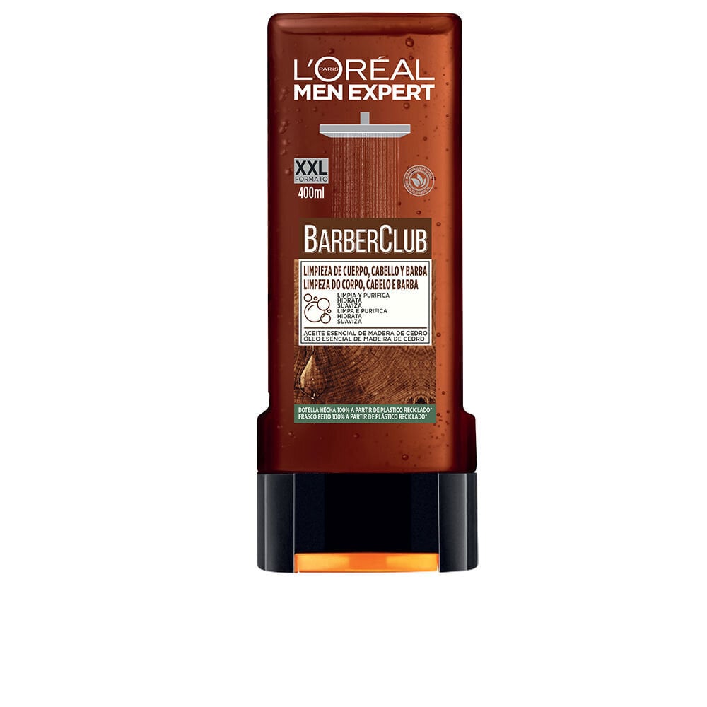 Niisutav Dušigeel L'Oreal Make Up Men Expert Barber Club puhastaja (400 ml) цена и информация | Dušigeelid, õlid | kaup24.ee