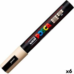 Marker POSCA PC-5M Beež (6 Ühikut) hind ja info | Kirjutusvahendid | kaup24.ee