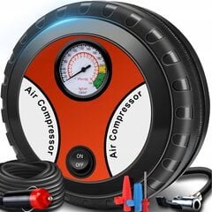 Портативный электрический воздушный компрессор, Air Compressor DC 12V цена и информация | Дополнительные принадлежности | kaup24.ee