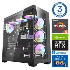 INTOP AQUA Ryzen 5 7600X 32GB DDR5 1TB SSD M.2 NVME RTX4070 SUPER 12GB WIN11 цена и информация | Стационарные компьютеры | kaup24.ee