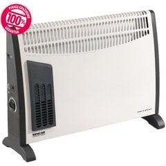 Konvektor ventilaatoriga Sencor SCF2001, valge/must цена и информация | Обогреватели | kaup24.ee