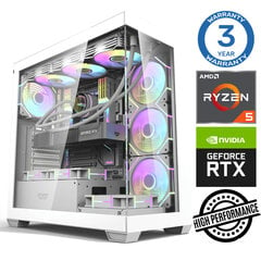 INTOP Ryzen 5 7500F 32GB DDR5 1TB SSD M.2 NVME RTX4070 SUPER 12GB no-OS цена и информация | Стационарные компьютеры | kaup24.ee