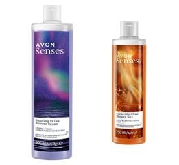 Набор гелей для душа Avon Dancing Skies и Fireside Glow цена и информация | Масла, гели для душа | kaup24.ee