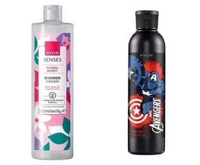 Avon dušigeelide komplekt Floral Burst ja Marvel Anglers hind ja info | Dušigeelid, õlid | kaup24.ee