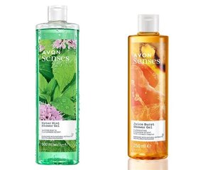 Avon dušigeelide komplekt Water Mint ja Juice Burst hind ja info | Dušigeelid, õlid | kaup24.ee