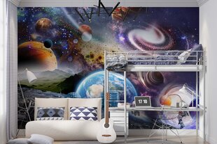 Kaasaegne seinamaaling laste elutoa tapeet Cosmos 148x220 цена и информация | Фотообои | kaup24.ee