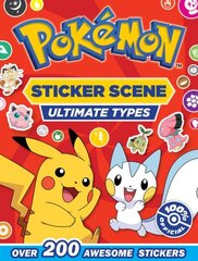 POKÉMON ULTIMATE TYPES STICKER SCENE цена и информация | Книги для подростков и молодежи | kaup24.ee