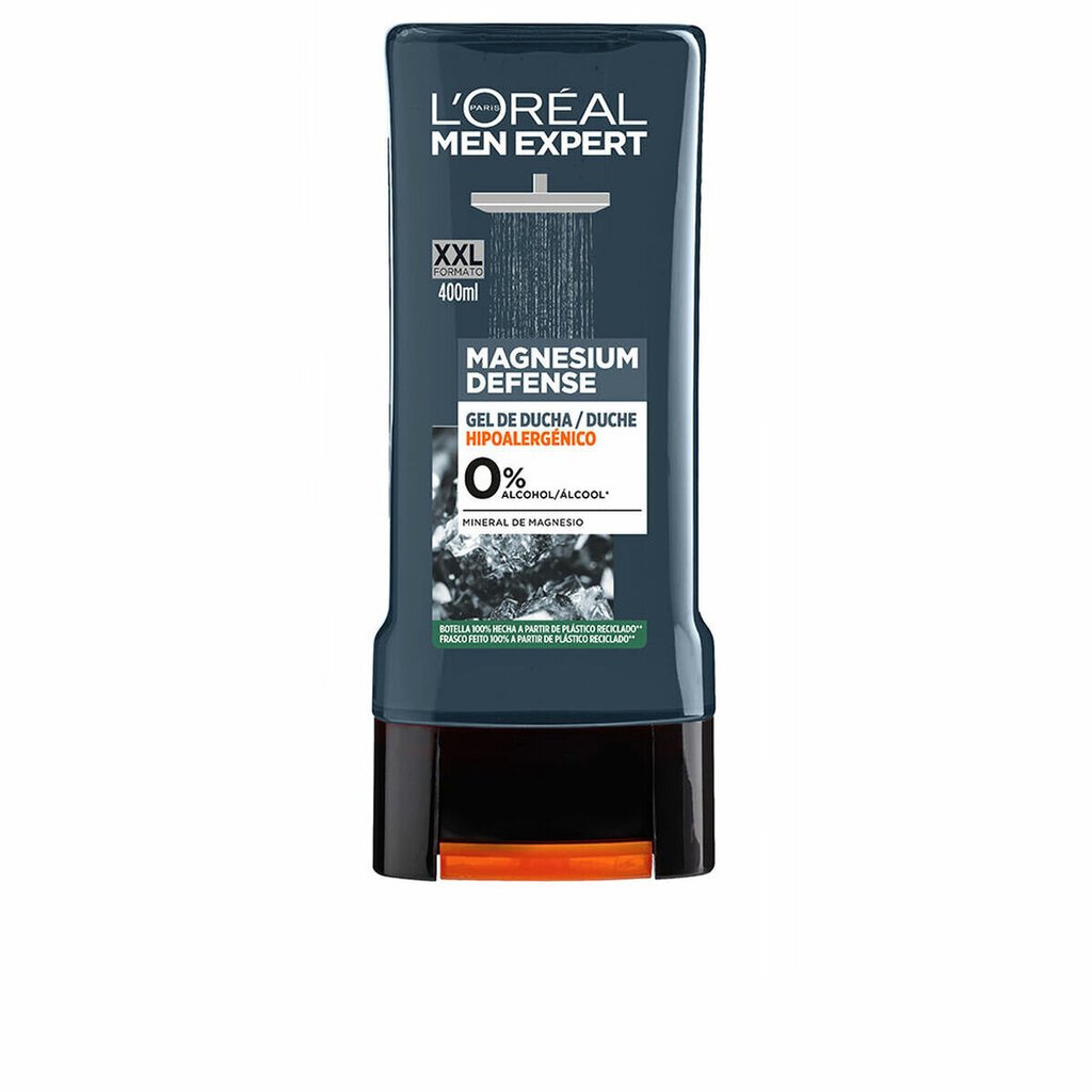 Dušigeel L'Oreal Make Up Men Expert Magnesium Defense (400 ml) цена и информация | Seebid | kaup24.ee