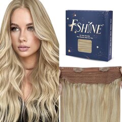 Fshine Ehtsate juuste pikendused, 40 cm, kuldne blond hind ja info | Juuste aksessuaarid | kaup24.ee