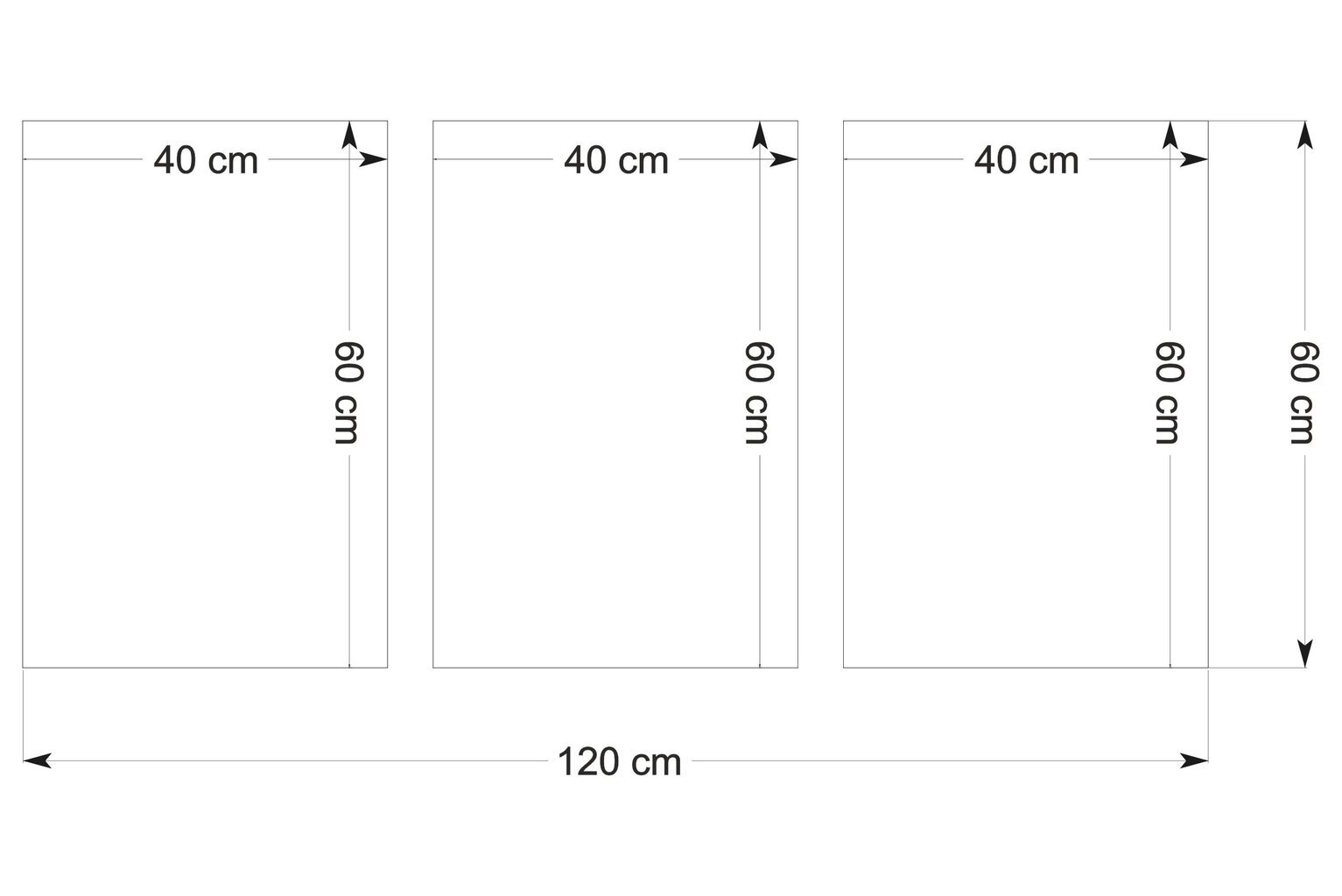 Seinamaali triptühhon elutuppa Abstraktsed lehed ja lilled 60X120cm цена и информация | Seinapildid | kaup24.ee