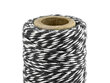 Dekoratiivne nöör Black 50 m (1 karp/50 tk) (1 tk / 50 m) hind ja info | Kingituste pakendid | kaup24.ee